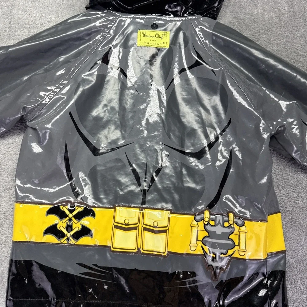 WESTERN CHIEF Kids Batman Rain Jacket Size 3T With Out Cape‎